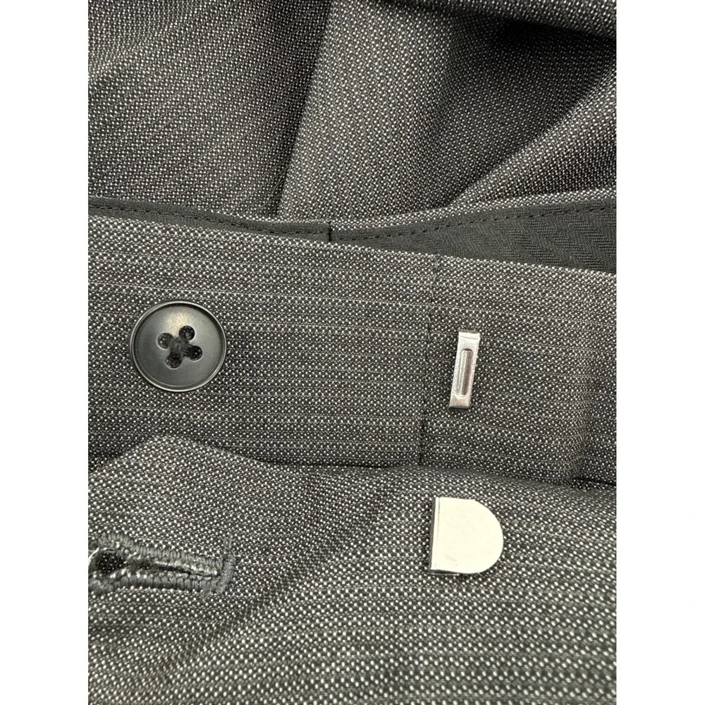 John Varvatos USA Mens‎ Dark Gray Wool Blend Dress Pants Trousers 38x32